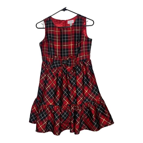 Place Plaid Formal Dress Sleeveless Full Lining Hidden Zipper on Back Size 14 - Picture 1 of 12